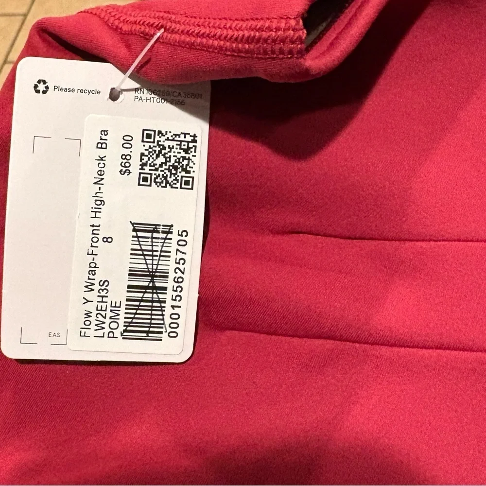 Lululemon Flow Y Wrap-Front High-Neck Bra